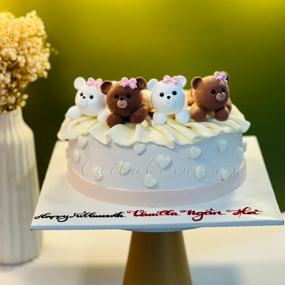 Mẫu Bánh Fondant - MFT043