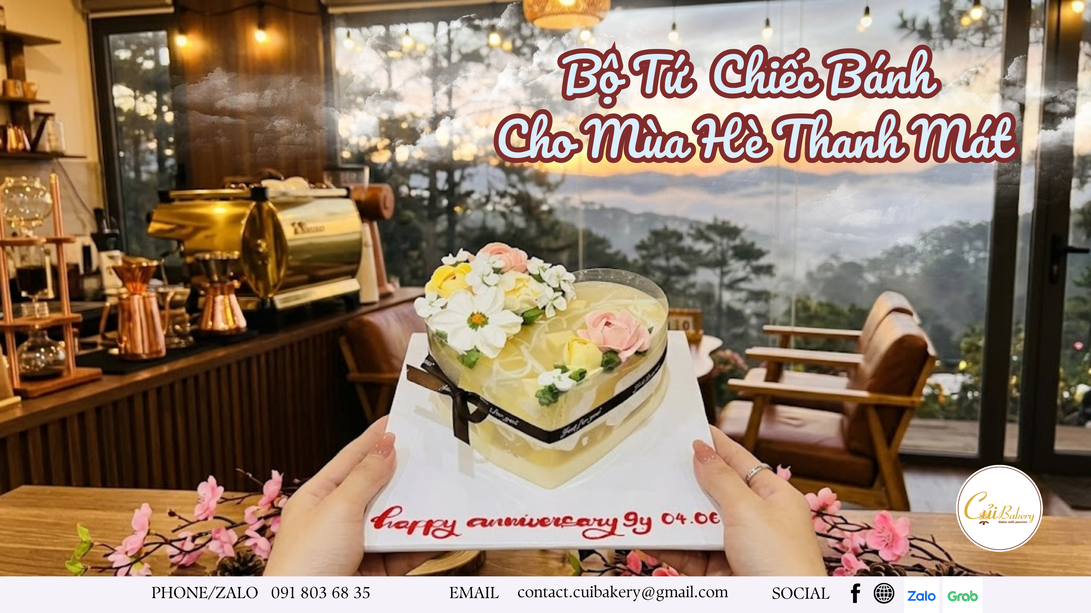 Bánh Kem Mùa Hè Đà Lạt: Top 4 Siêu Phẩm Thanh Mát Tại Củi Bakery